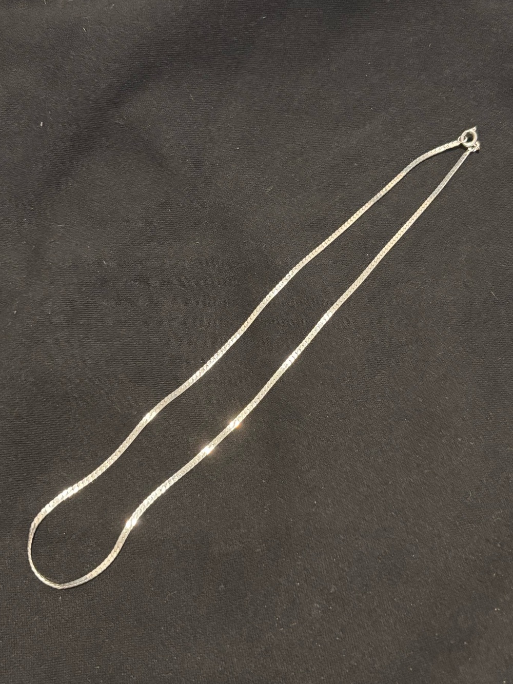 Sterling Silver Herringbone necklace